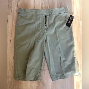 Women’s Light Green Bermuda Shorts- NEW